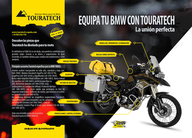 Bolsas traseras para moto - Tienda TOURATECH ESPAÑA