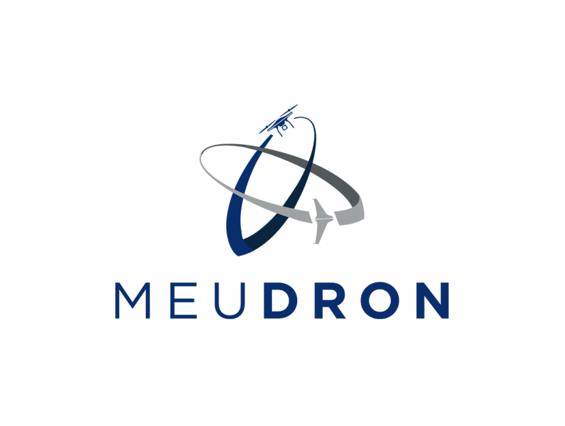 Logotipo, imagen de marca y diseño web, MeuDron 0