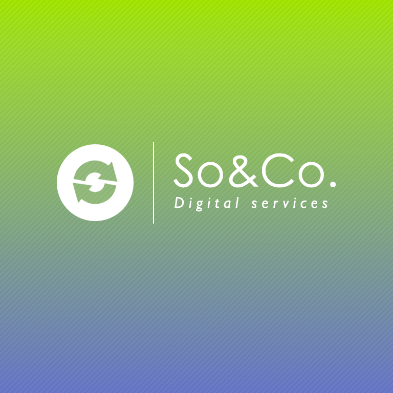 Diseño de logotipo: SO&CO Digital Services 4