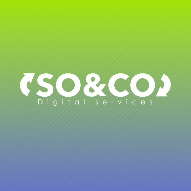 Diseño de logotipo: SO&CO Digital Services 3