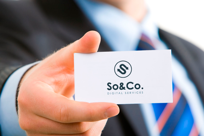 Diseño de logotipo: SO&CO Digital Services 0