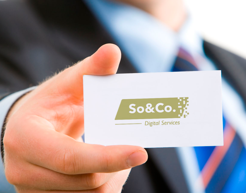 Diseño de logotipo: SO&CO Digital Services 5