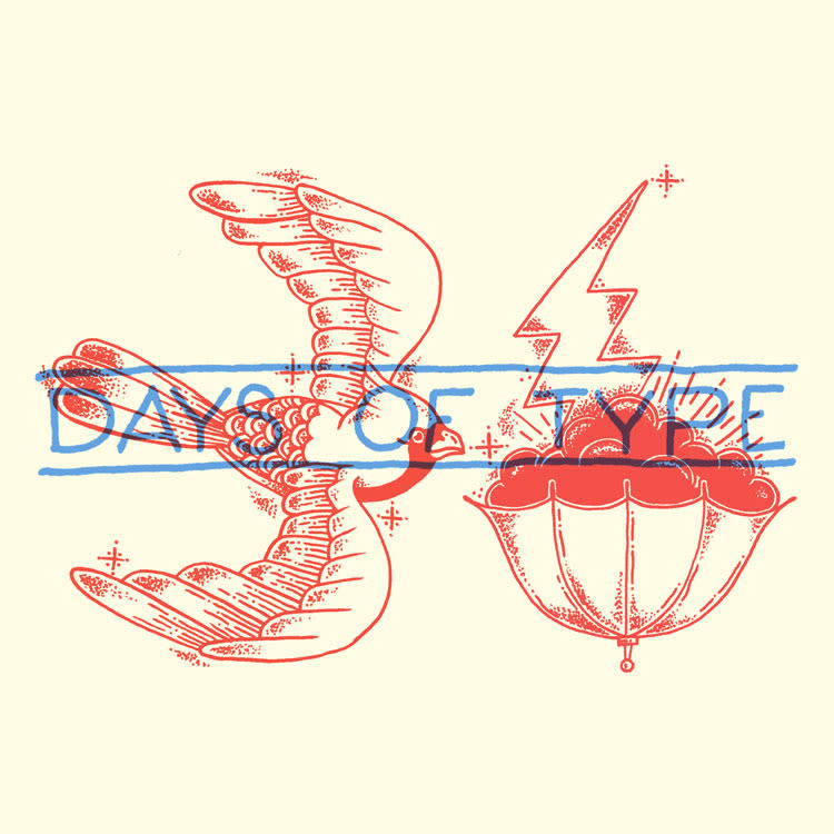 36 days of Type - 2015 - Tattoo Flash 0