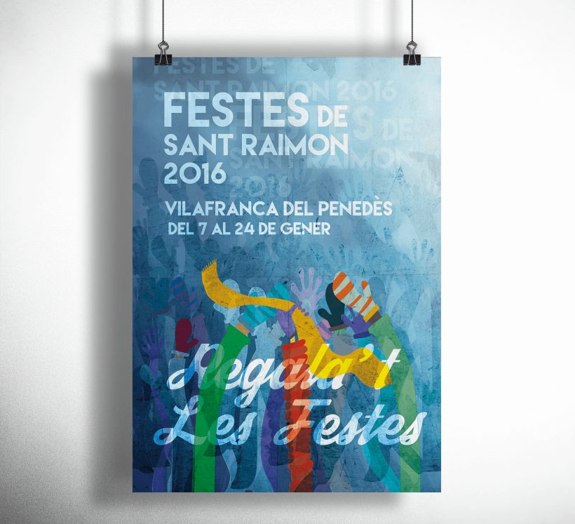 Cartell Festes de Sant Raimon, Vilafranca del Penedès -1