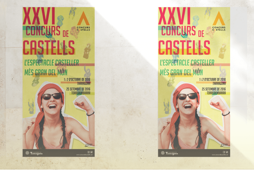 Proposta per la imatge gràfica del Concurs de Castells de Tarragona 2016  1