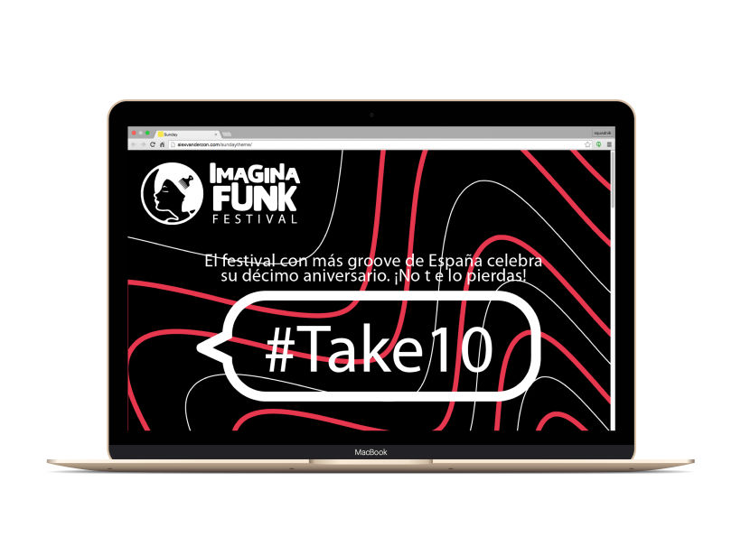 Imagina Funk Festival #Take10 - Campaña publicitaria 8