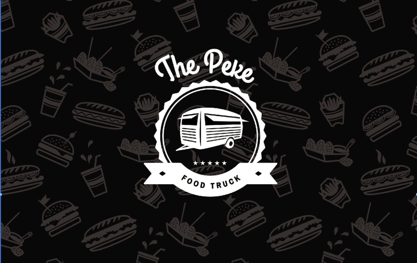 Logo & Pattern para The Peke Food Truck 1