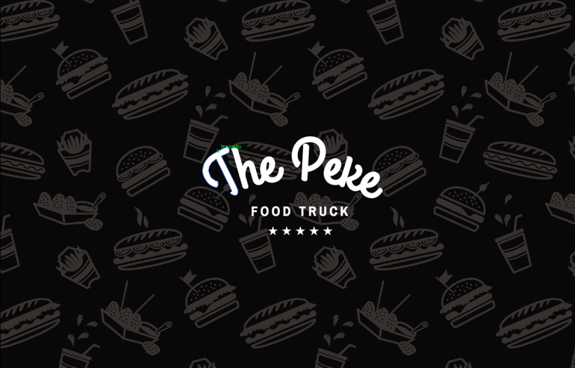 Logo & Pattern para The Peke Food Truck 2