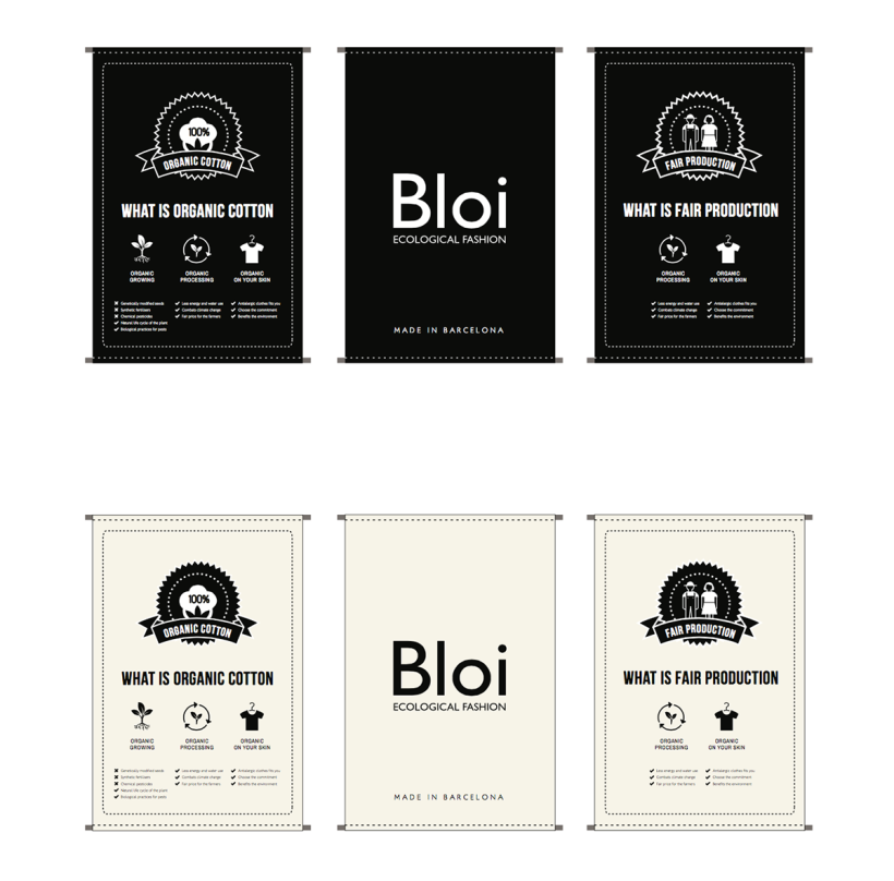 Identidad gráfica para Bloi. Ecological Fashion 4