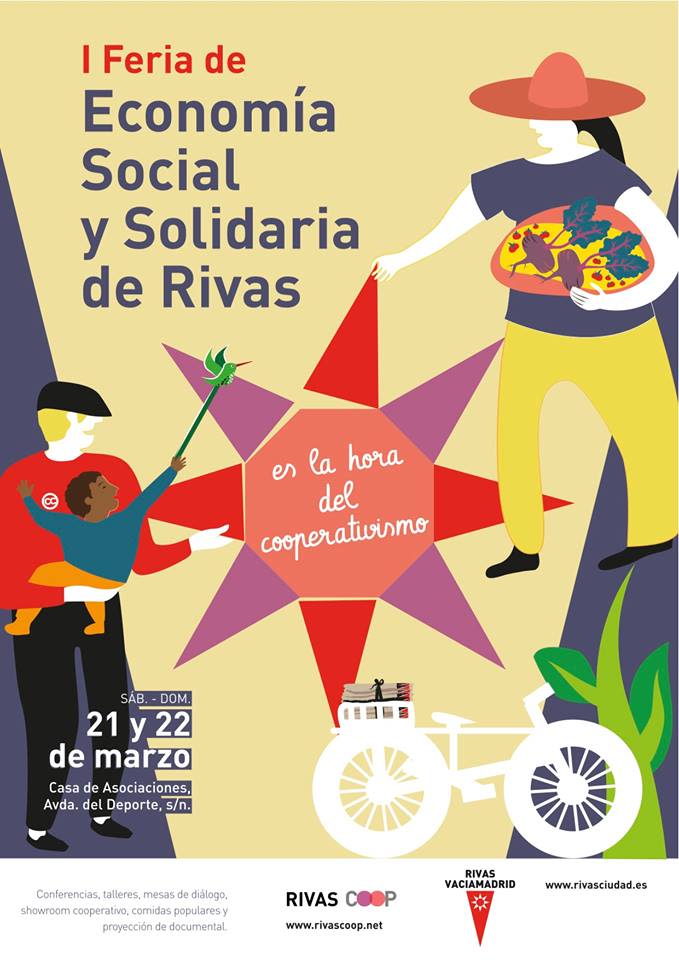 Ilustración I Feria de Economía Social y Solidaria de Rivas 1