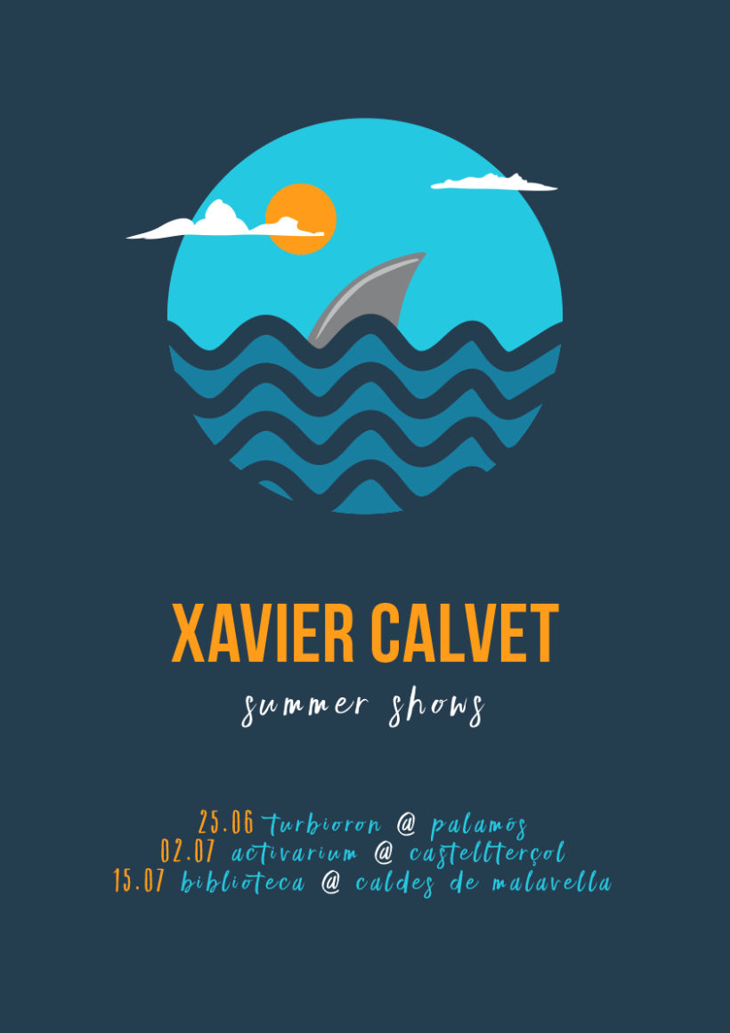 Cartel gira XAVIER CALVET -1