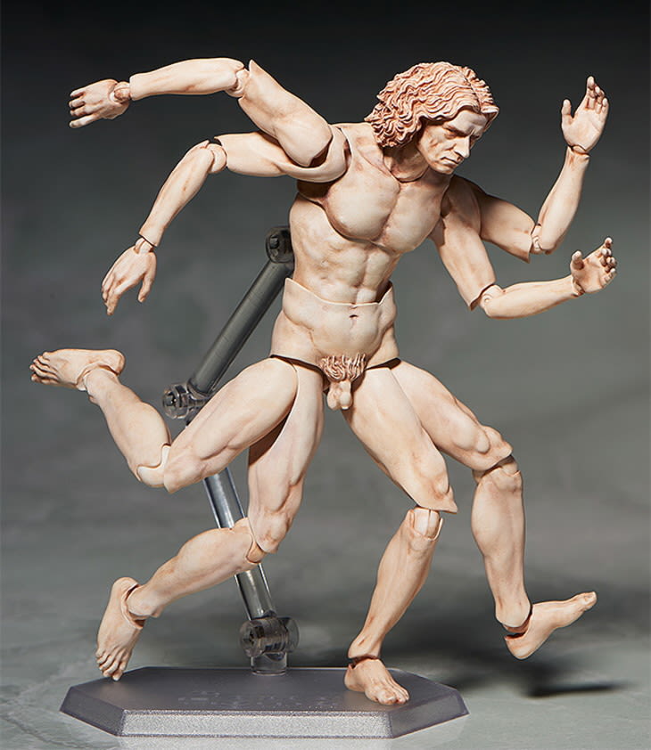 Figura de acción de El Hombre de Vitruvio 4