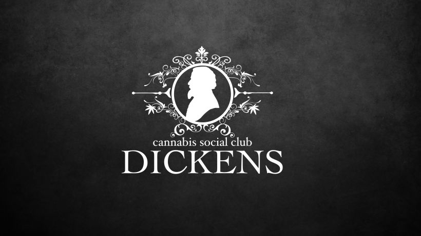 Logo, business cards & Tea Cart design  for a cannabis social club. 1