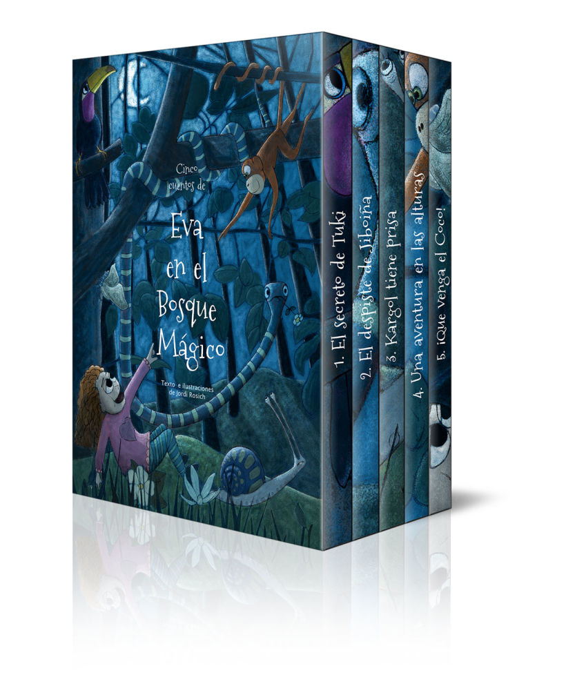 Colección cuentos infantiles Eva en el Bosque Mágico, 5 libros en caja  2