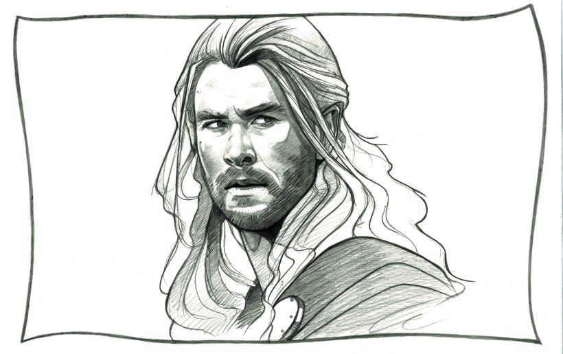 Thor Drawing / Dibujo de Thor 0