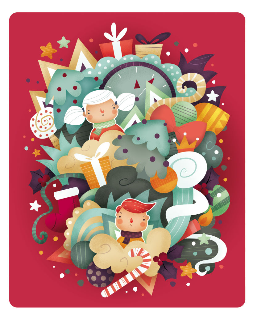 Dulce Navidad. Ilustración infantil 2