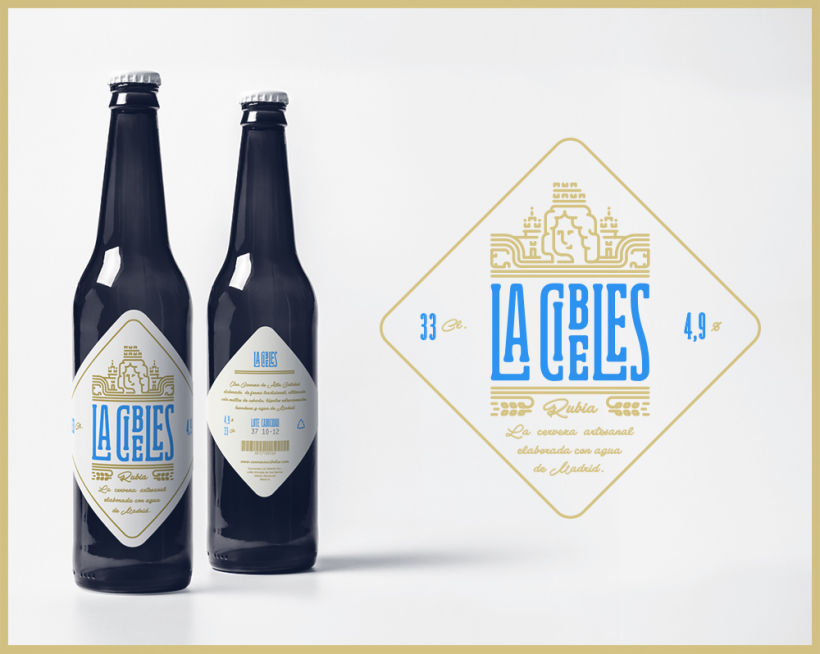 Propuesta rediseño branding para Cervezas La Cibeles 2