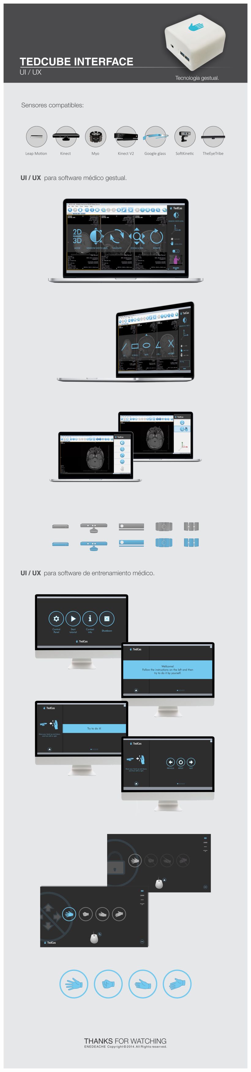 TedCube Interface // UI  UX 0