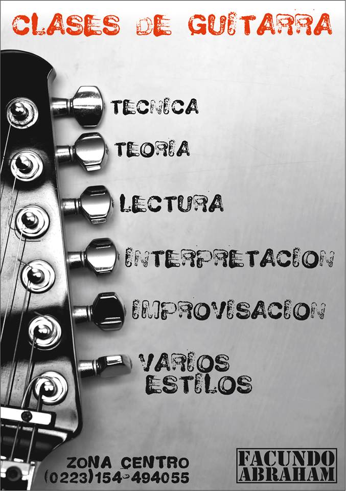 Flyers digitales "Clases de Guitarra" -1