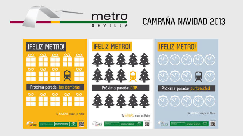 Metro de Sevilla. Campaña Navidad 2013 -1