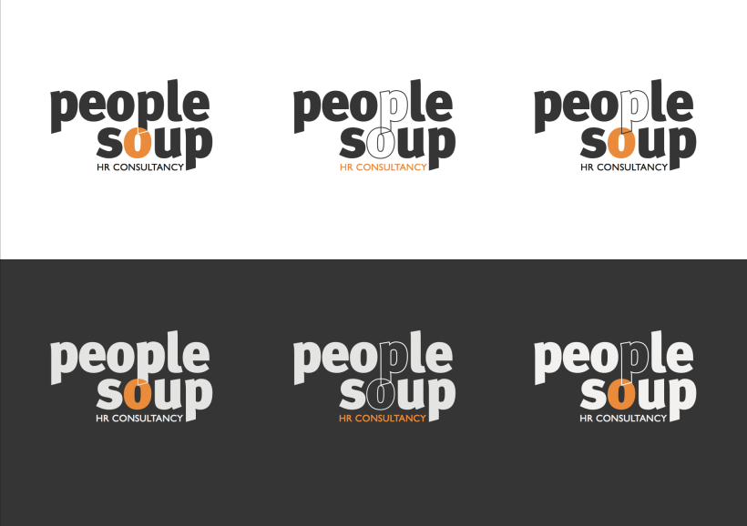 Logotipo: logotipo final y propuestas - People Soup 4