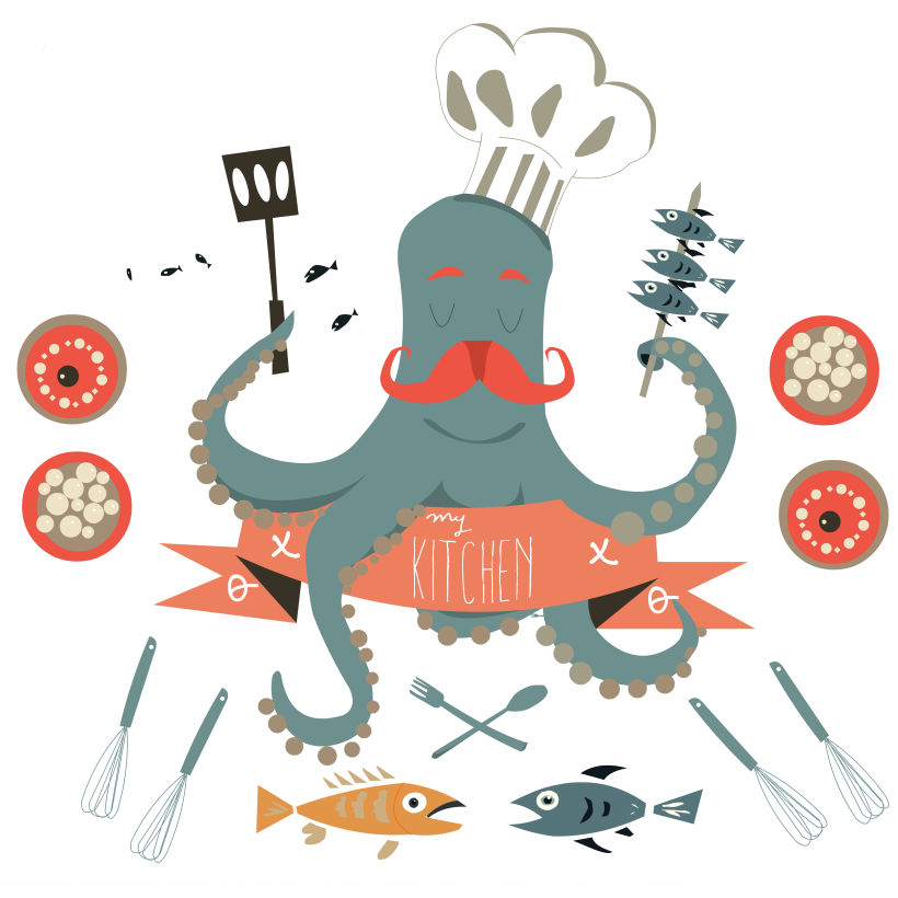 Octopus cooking 2
