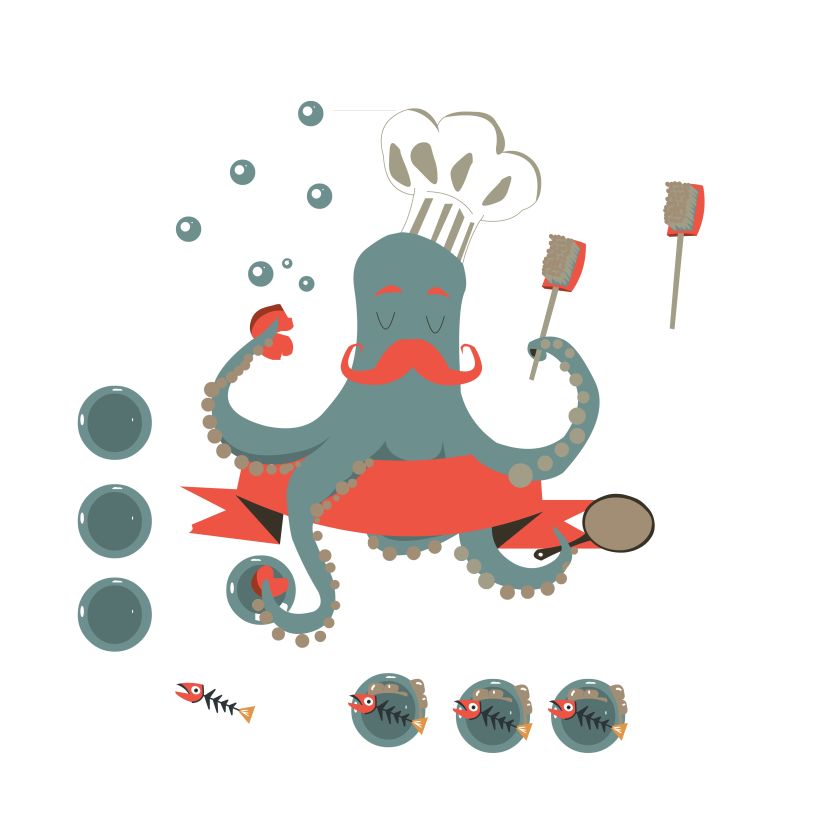 Octopus cooking 5