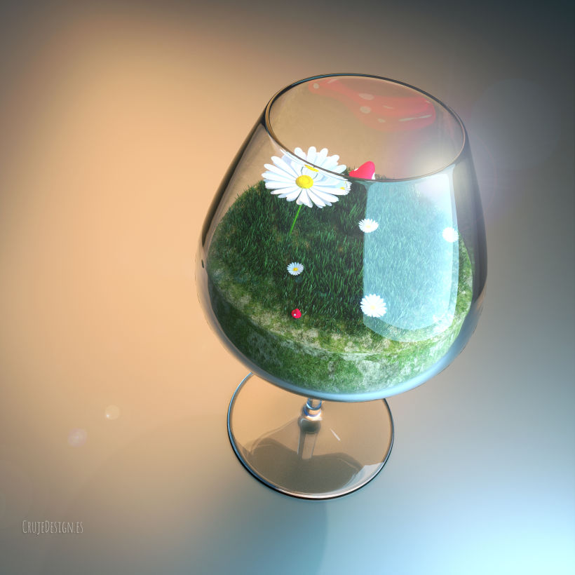 Cup of Life  Blender 3d -1