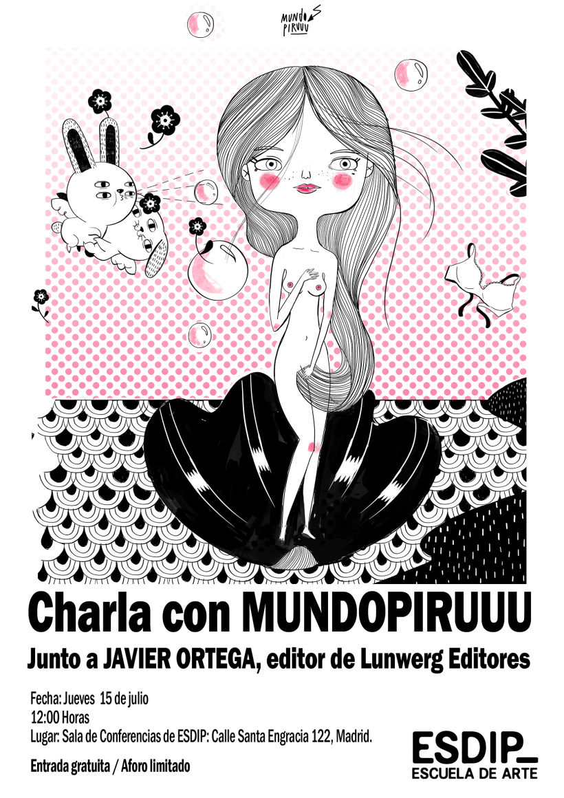Conferencia gratuita con el ilustrador Mundopiruuu 1