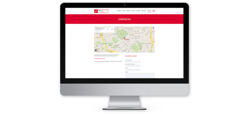 Diseño web para la Alianza Francesa Oviedo 8