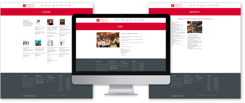 Diseño web para la Alianza Francesa Oviedo 6