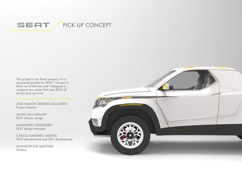 SEAT Pick up Concept Tesis Proyect  0