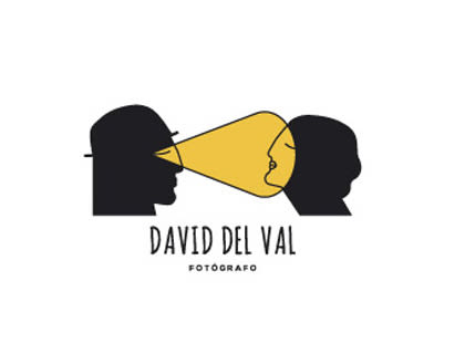 Diseño de logotipo para el fotógrafo David del Val -1
