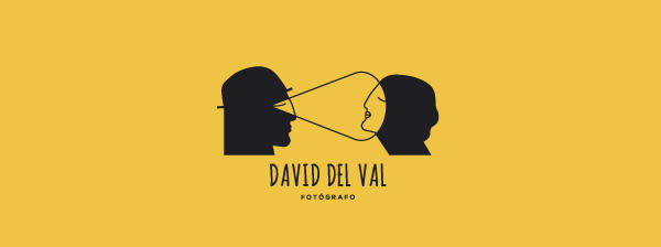 Diseño de logotipo para el fotógrafo David del Val 1