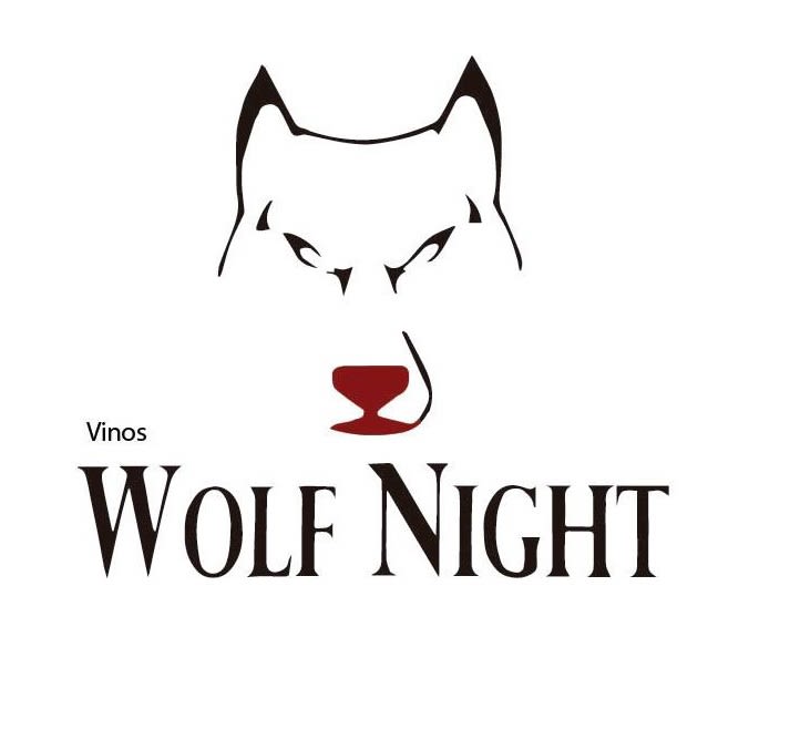 Logo ficticio para marca de vinos "Wolf Night" -1