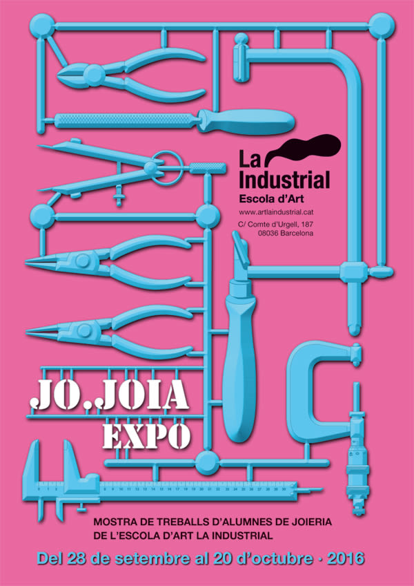 Cartel para la expo JoJoia · circuito OffJoya de Joya Barcelona [2016 y 2017] 0