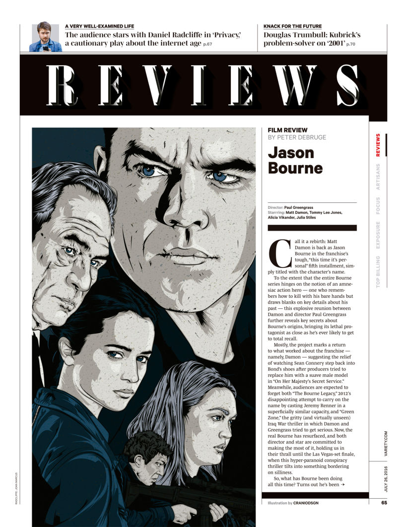Variety | Jason Bourne 2