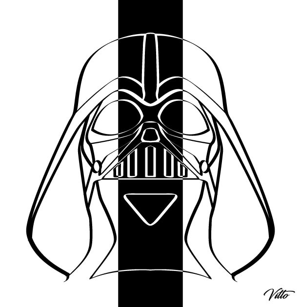 Darth Vader and R2D2 1