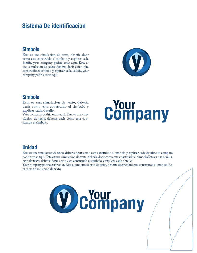 Manual de Identidad - Your Company - Marca para Banca Empresarial 14