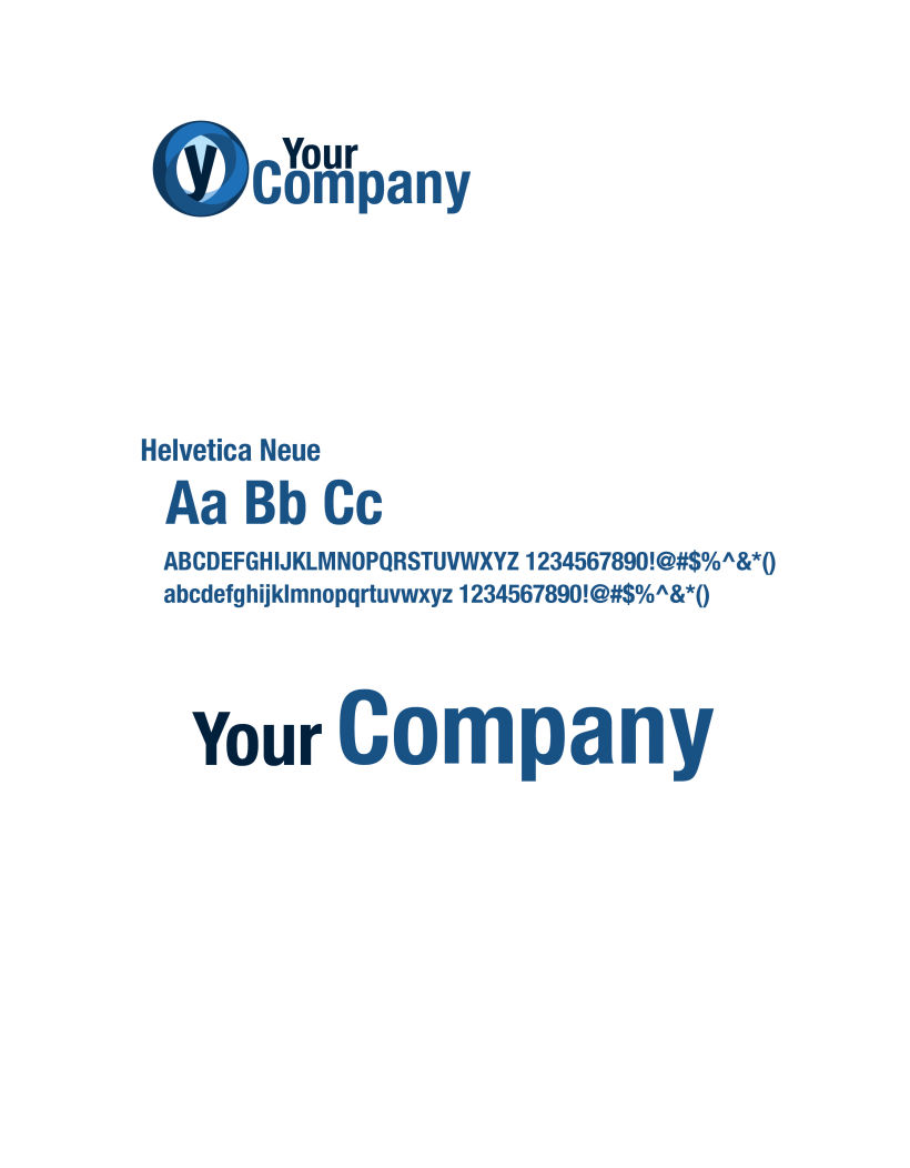 Manual de Identidad - Your Company - Marca para Banca Empresarial 15