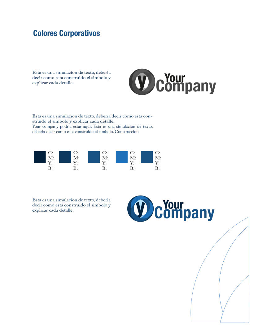 Manual de Identidad - Your Company - Marca para Banca Empresarial 17