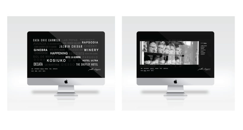 Diseño website Pablo Chiappori Studio