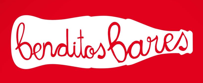 Logotipo "Benditos Bares", Coca Cola, 2013 0