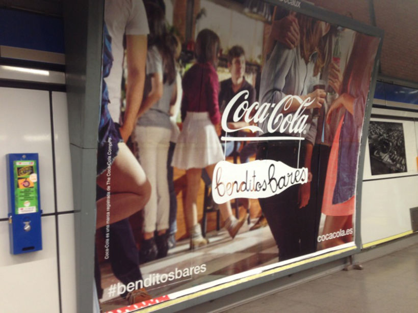 Logotipo "Benditos Bares", Coca Cola, 2013 1
