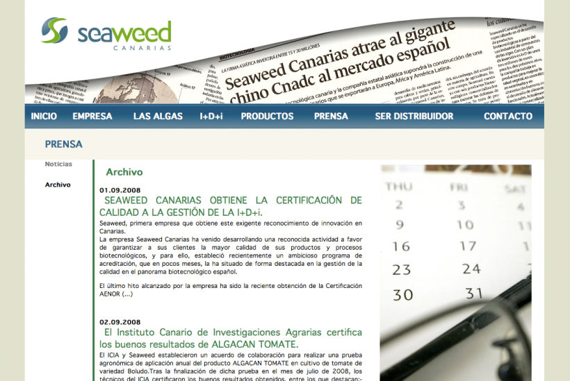 Website Seaweed Canarias 2