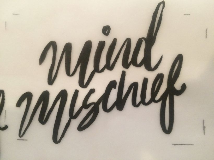 Mi Proyecto del curso: Los secretos dorados del lettering Mind Mischief 1