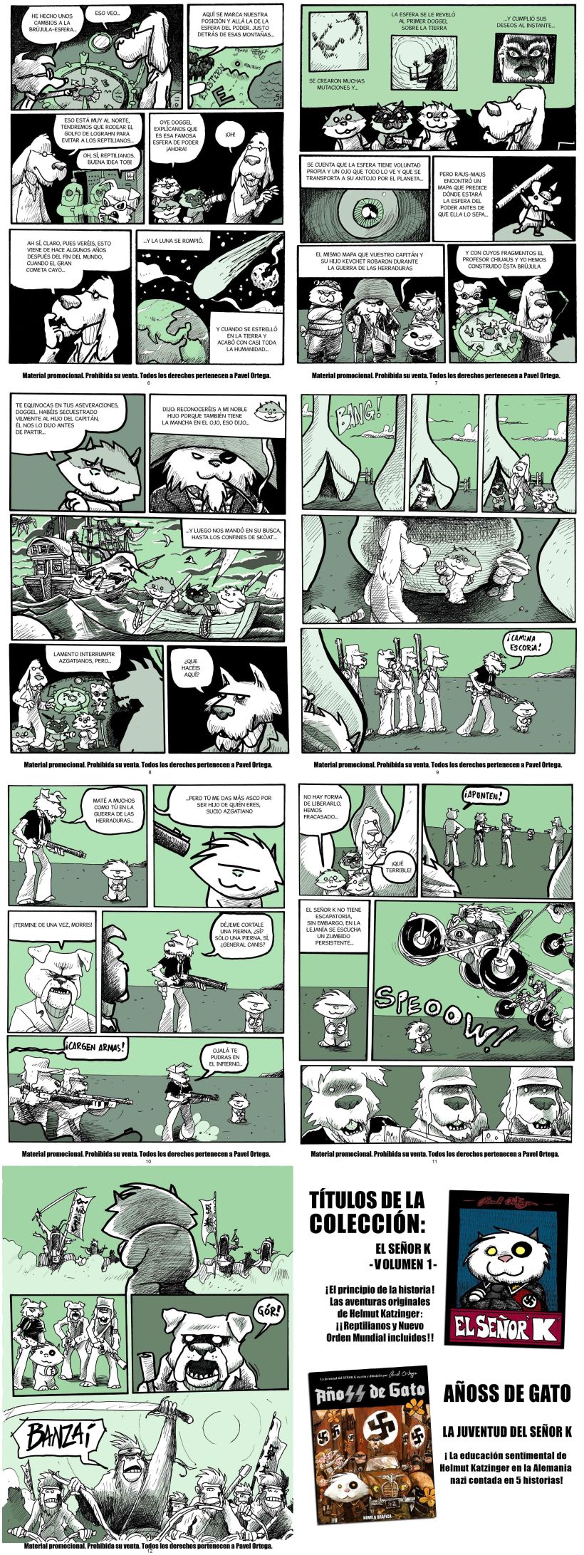 Maquetador y rotulista del cómic EL RETORNO DEL SEÑOR K 2