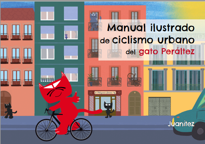 Manual ilustrado de ciclismo urbano del gato Peáltez 4