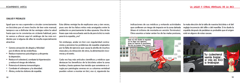 Manual ilustrado de ciclismo urbano del gato Peáltez 10