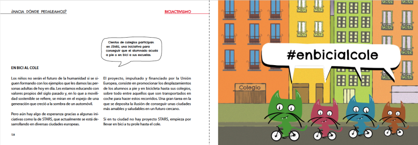 Manual ilustrado de ciclismo urbano del gato Peáltez 12